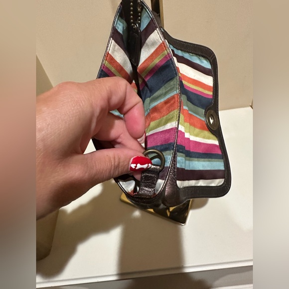 Coach Legacy Metallic Wristlet - Picture 6 of 10